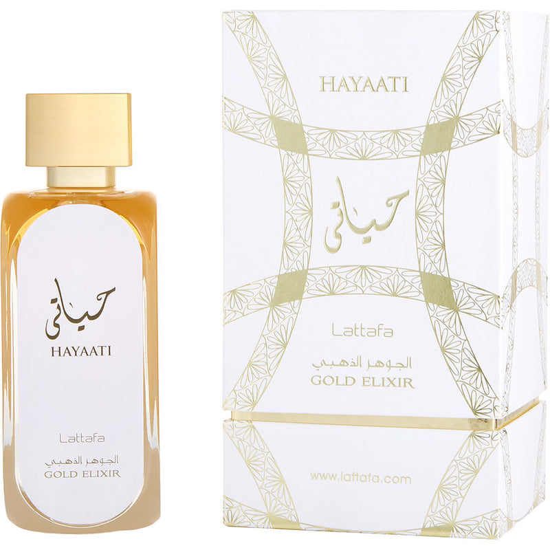 Lattafa Hayaati Gold Elixir Eau De Parfum Spray 3.4 oz