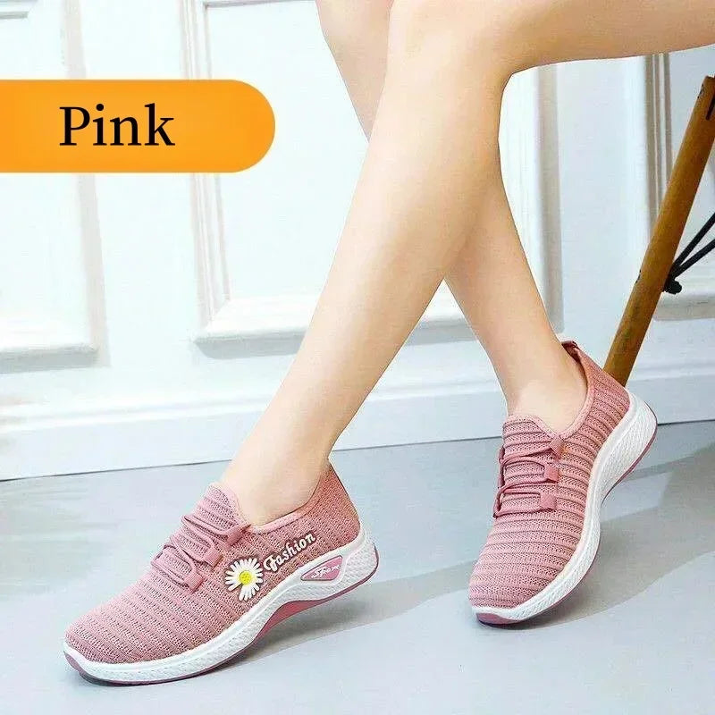 Women's Shoes Autumn New Style True Fly Weaving Old Beijing Cloth Shoes Little Daisy Women's Casual Sports Shoes Walking Shoes