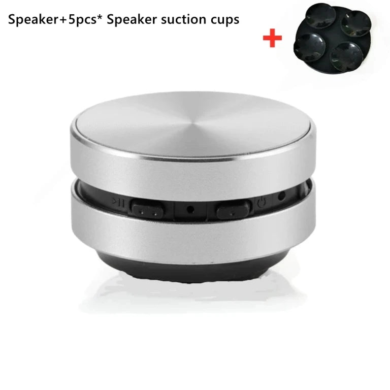 Tws Black Technology Magnetic Suction Portable Stereo Metal Cannon Resonance Sound Bone Conduction Wireless Bluetooth Speaker