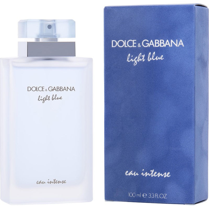 D & G Light Blue Eau Intense Eau De Parfum Spray 3.3 oz